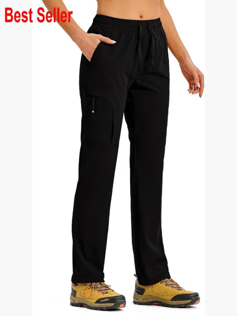 Water Resistant Hiking Pants Quick Dry Cargo Travel Work Pant